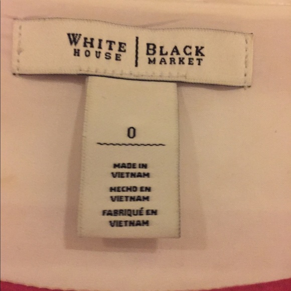 WHBM Pink/white dress - S - Picture 4 of 5